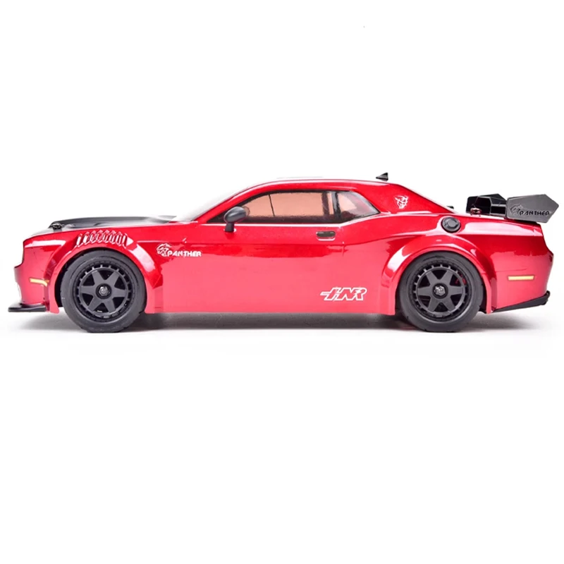 HNR H9802 Dodge SRT 1/10 RC 4WD Brushless Simulation Flat Run Drift Car Remote Control High Speed Car Model Adult Boy Toy