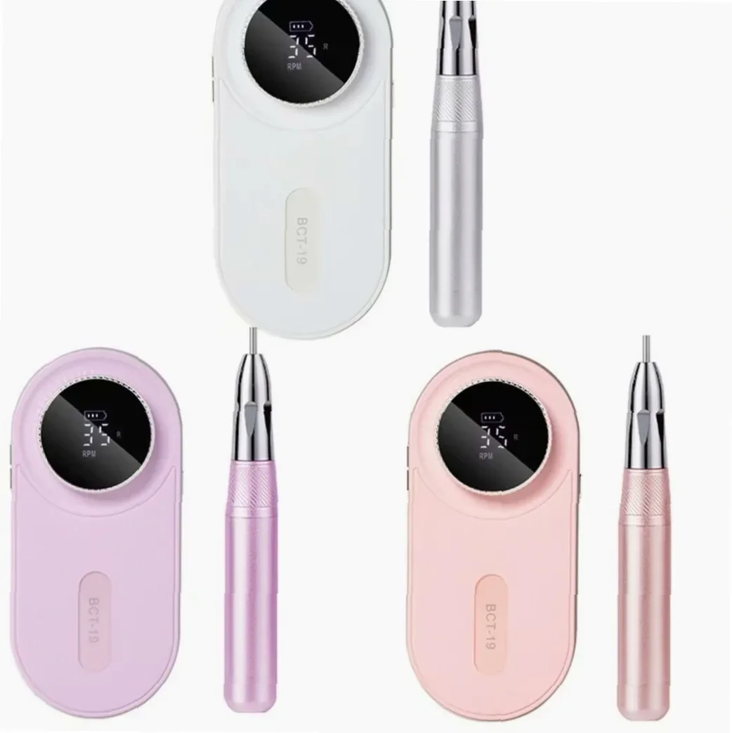 Professional Nail Drill Machine 35000RPM, High-Performance Coreless Motor, Vibration-Free Polishing System