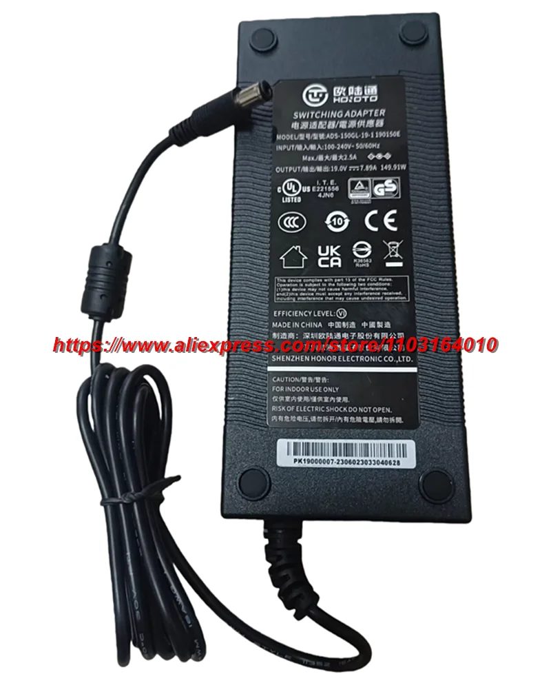 Original HOIOTO ADS-150GL-19-1 ADS-120BL-19-A 19V 7.89A 150W AC Switching Adapter Charger For Centerm V660 TS660 Power Supply