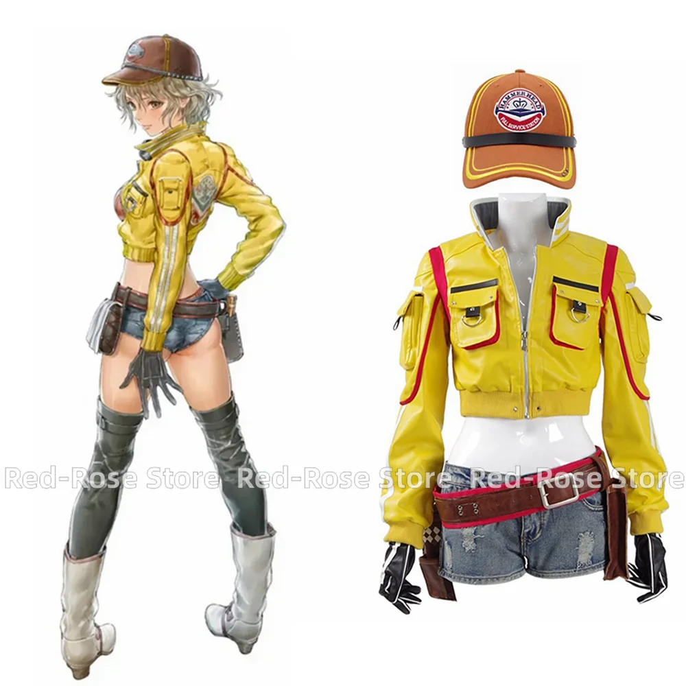 

Unisex Anime Cos Final Fantasy XV FFXV Cindy Aurum Cosplay Costumes Outfit Halloween Christmas Uniform Suits