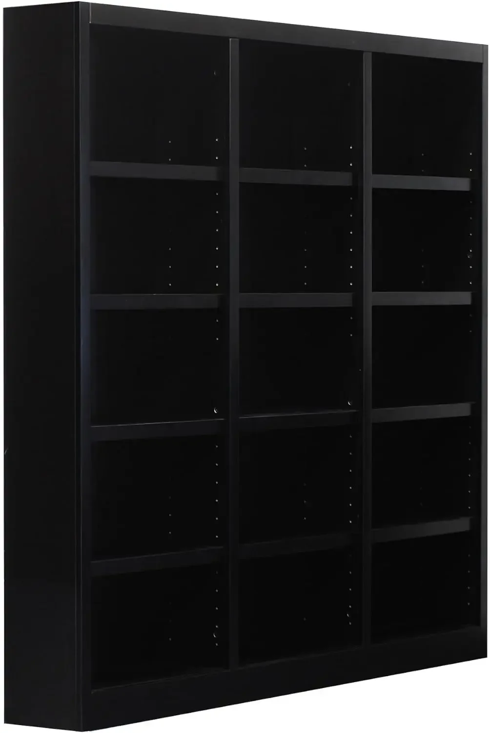 

Concepts In Wood Traditional 72inches Tall 15-Shelf Triple Wide Wood Bookcase, Espresso, Handcrafted