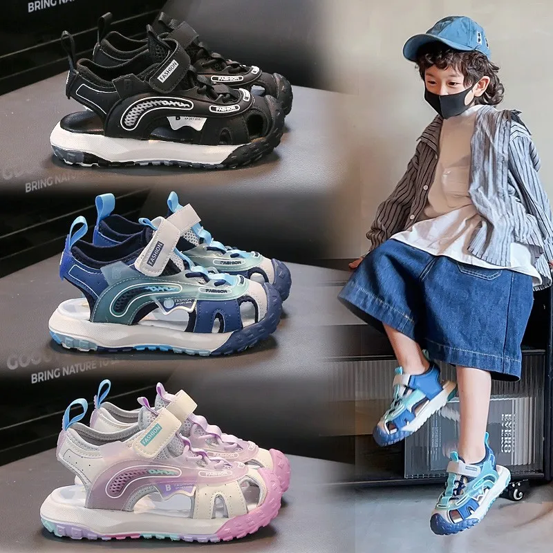 

Summer sports shoes hollow breathable children's sports shoes lightweight teenage men's and women's running shoes