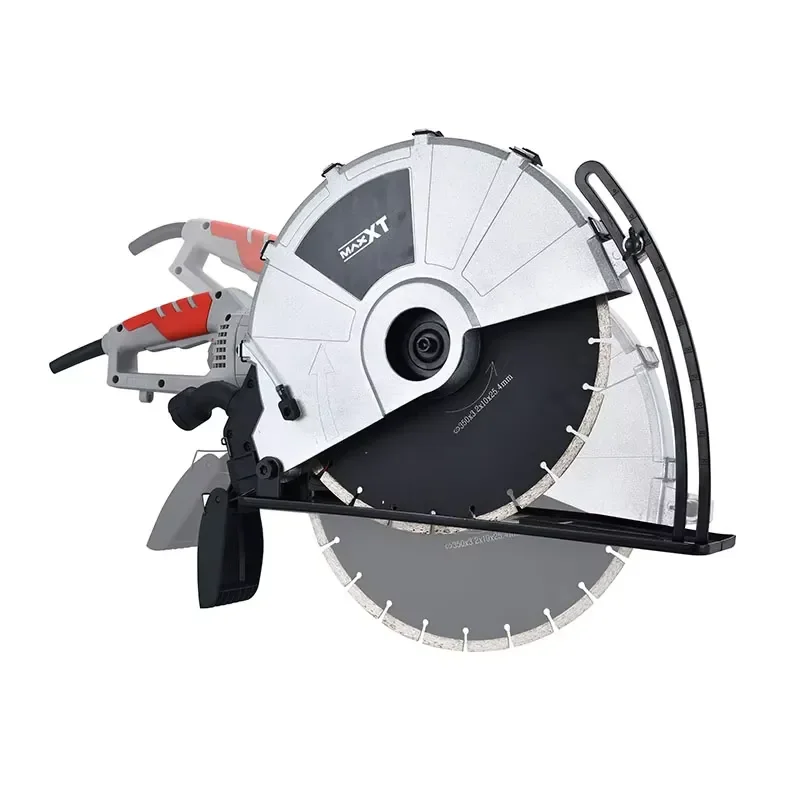 2600W Electric Power Cutters Industrial Concrete & Stone Wet Cutter Saw with Auxiliary Wheels Cut off Machines