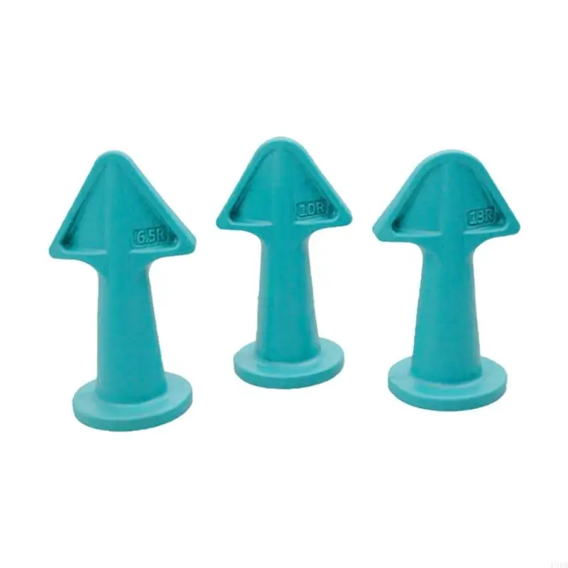 P9FB 3Pcs Silicone Caulking Finisher Nozzle Replacement Caulking Grouting Sealant Tool Remover Grout Accessories