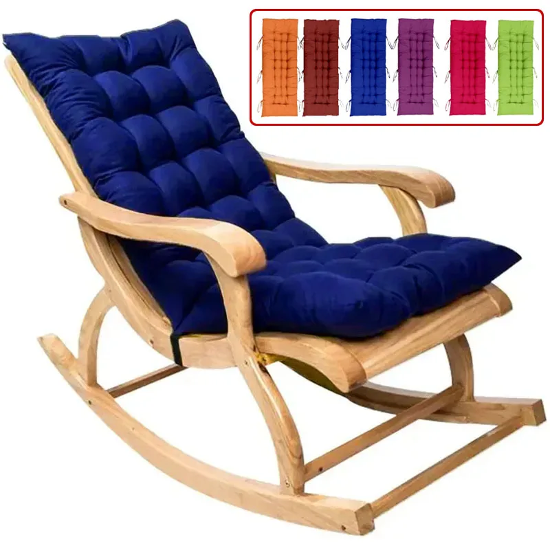 Recliner Cushion Soft Comfortable Anti-slip Summer Garden Chair Cushion for High Back Lounger Chair Seat Pad Bench Cushion New