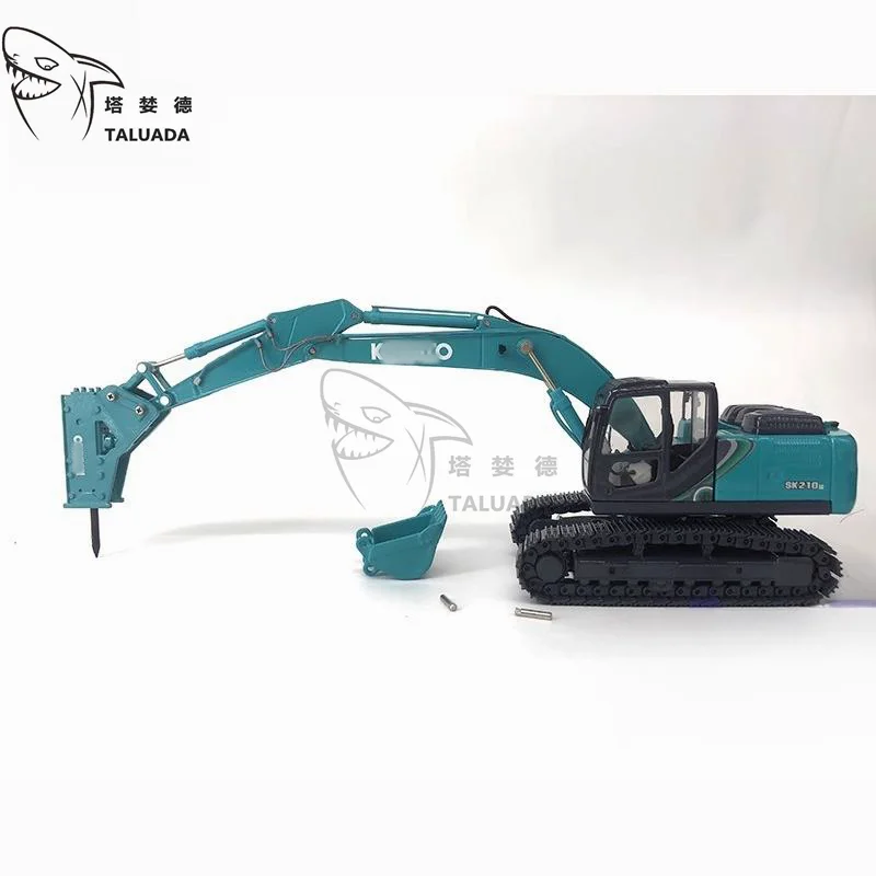 For KOBELCO Breaking Hammer Excavator Model SK210LC-10 Alloy 1:50 Scale