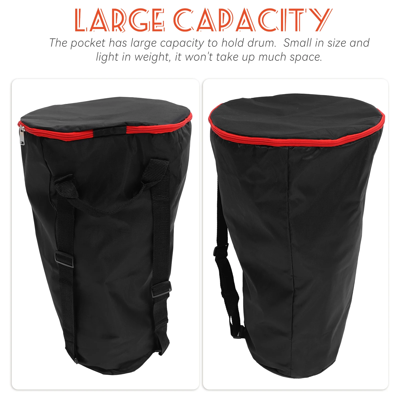 

Tambourine Bag Waterproof Foldable 12 Drum Cases Storage African Djembe Drums Bags Tote