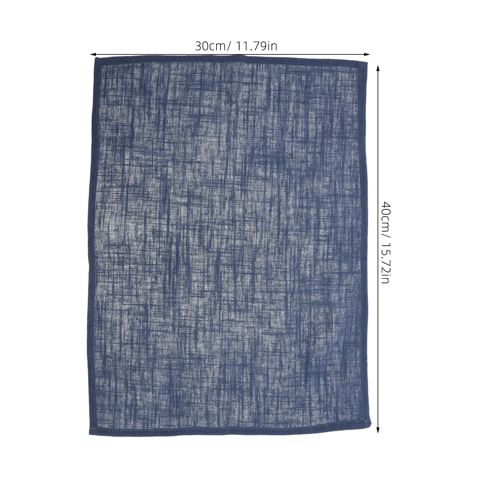 Minimalist Bamboo Linen Placemat Solid Color Heat Insulated Non Slip Table Mat for Dining Lunch Table Protector Easy Clean