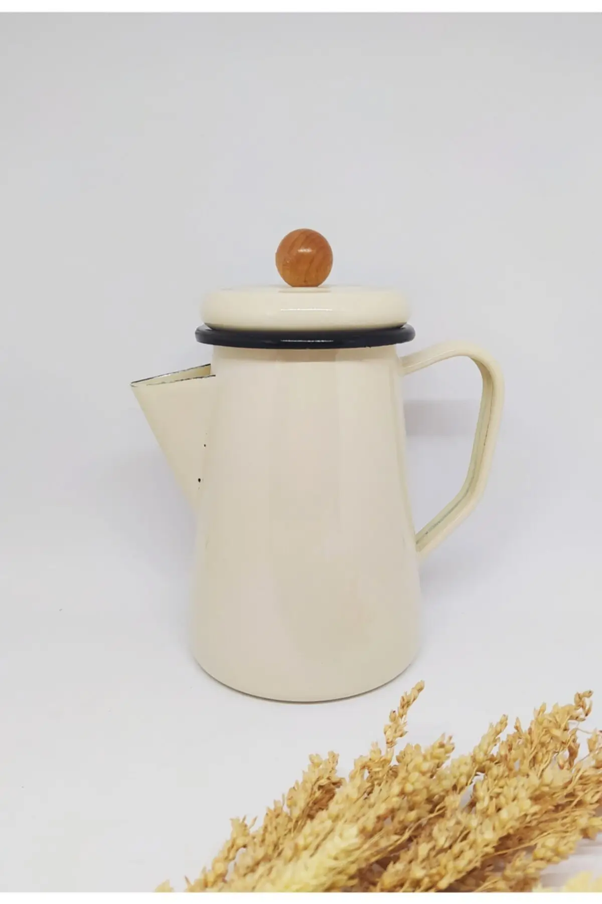 Enamel Decorative Tea Coffee Pot Teapot