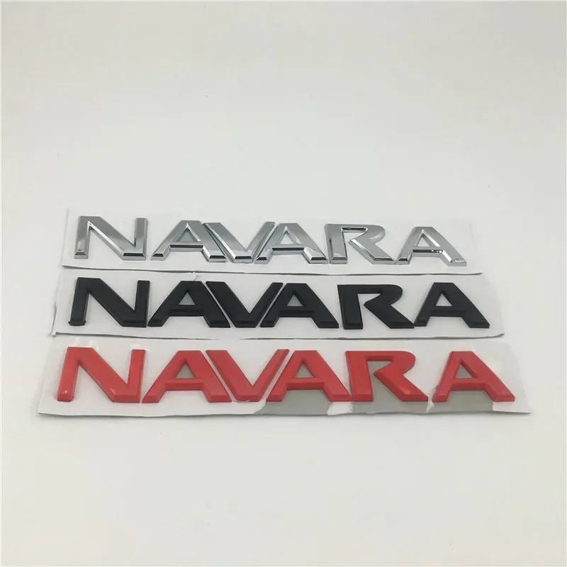 For Frontier D40 Pickup D21 D22 Navara Logo Emblems Rear Tailgate Trunk Letters Decals