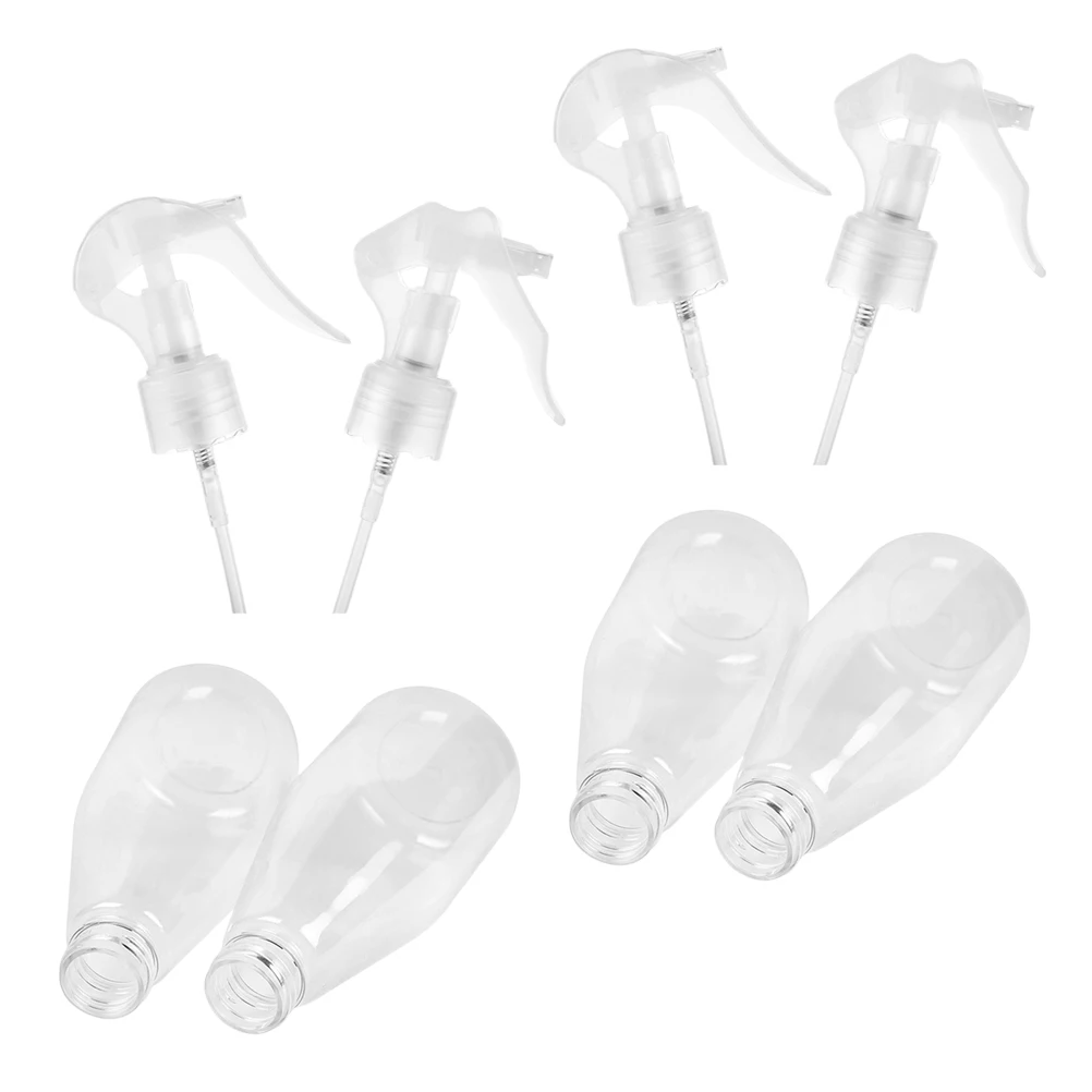 

4pcs 200Ml Mist Travel Subpackaging Bottles Refillable Eco-Friendly Portable Fine Spray For Alcohol Disinfectant