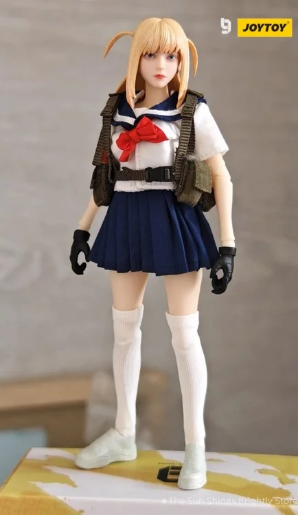 JOYTOU LEVEL9 Chaos Frontline Series Maple Leaf Tactical Team Trio Mobile Doll Maßstab 1:12 Handgefertigte Actionfigur zum Sammeln