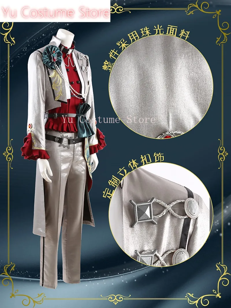 YuCostumeAnime! Ensemble Stars Saegusa Ibara Personal Clothing Game Suit Handsome Uniform Cosplay Costume Halloween Party Outfit