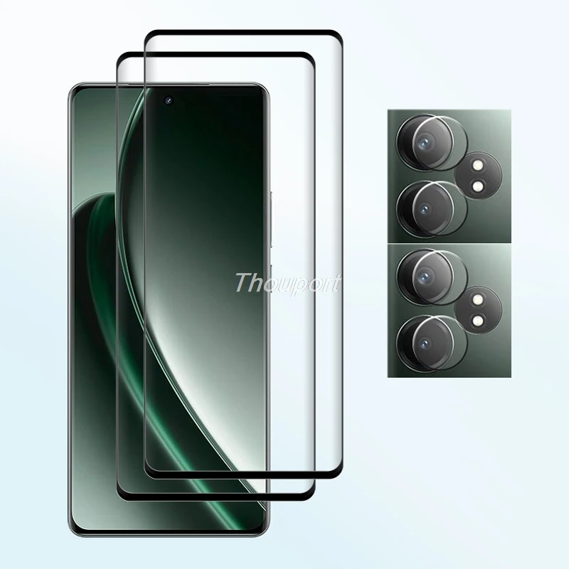 

New Upagrade 9D Curved Protector For Realme GT 6 GT 6T GT Neo 6SE Tempered Glass film +Soft Fiber Lens film