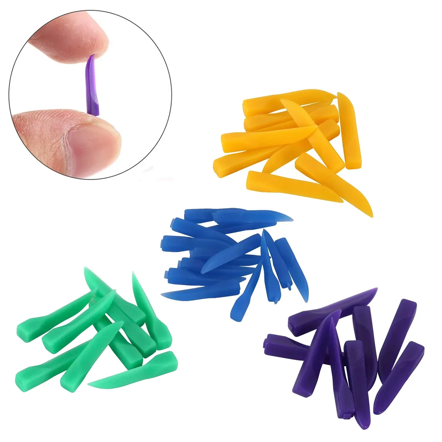 100pcs/Box Dental Wedges Disposable Tooth Gap Wedge Medical Grade Plastic Dental Lab Instrument Dentistry Supplies Dentist Tools