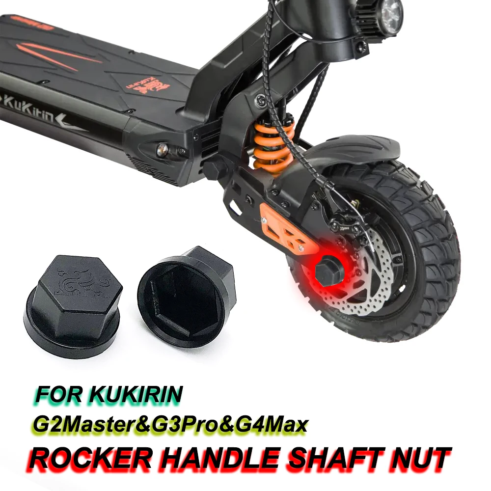 Tampa de porca de parafuso para scooter elétrica Kukirin G2 Master G3 Pro G4 Max, porca à prova de poeira, proteção do eixo oscilante, peça de reposição de skate