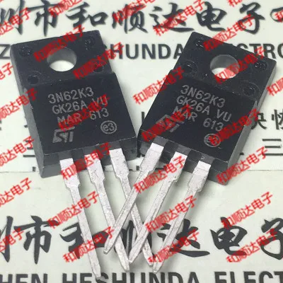 Novo original 5 peças/3n62k3 stf3n62k3 cs8n60f TO-220F to220f