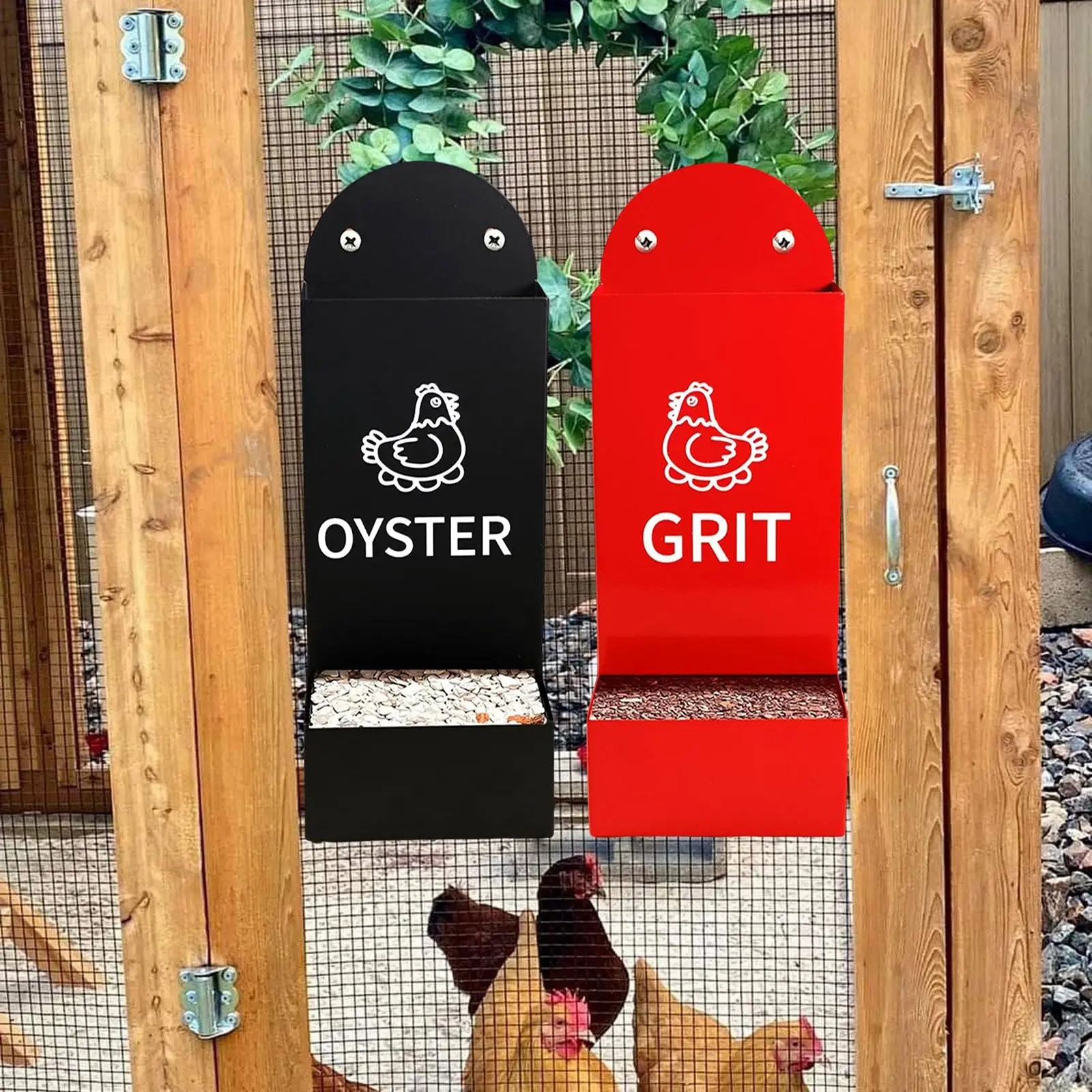 

Oyster Shell Feeder for Chickens Wear Resistant Poultry Feeder for Farm Home