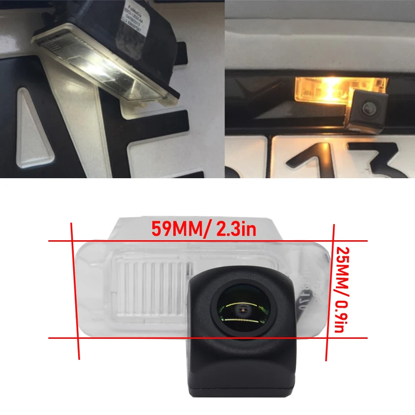 Backup Rear View Camera For Ford S Max 2006~2015 Escape 2008~2012 HD Night Vision Waterproof parking Camera Fisheye Lens