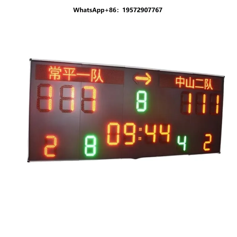 Wireless Remote Countdown up Electronic Digital Football Scoreboard Digital Signage and Display for Sports Events