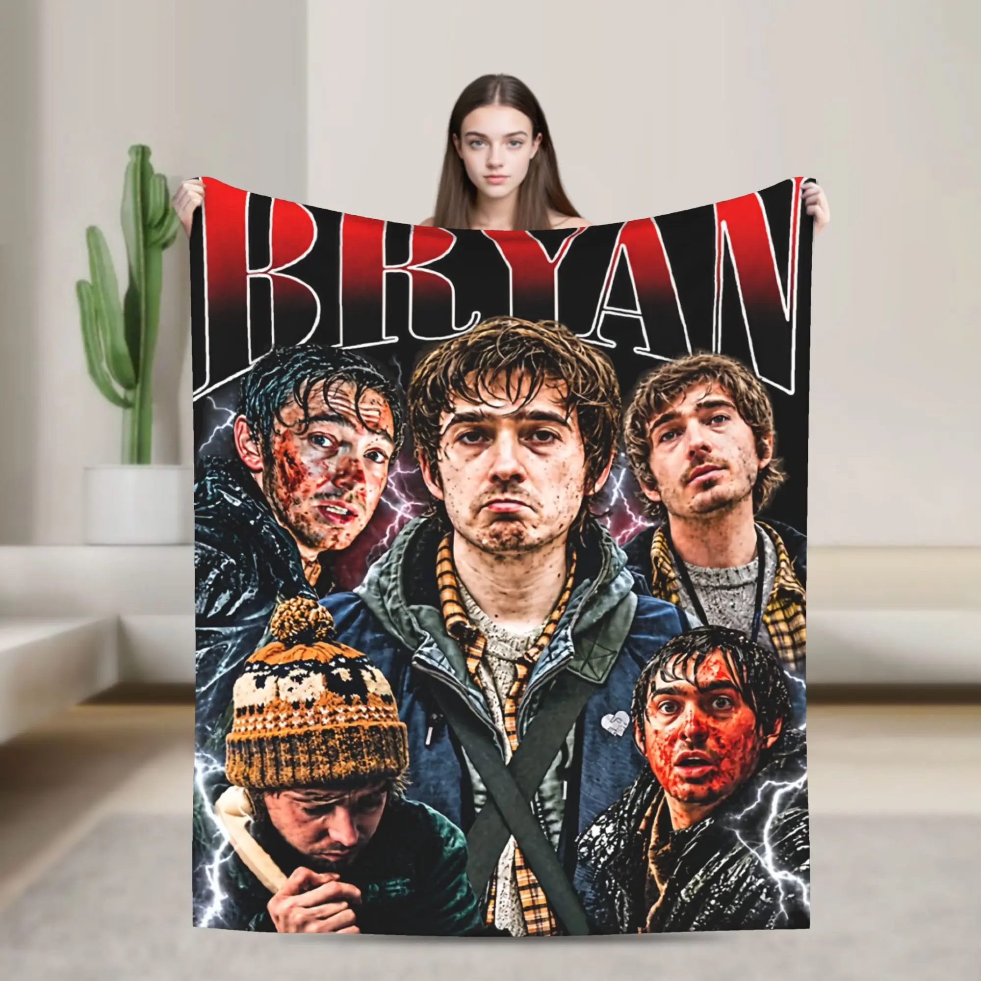 Bryan Movie 2026 Medical Courier Knitted Blanket R-Residents Wool Throw Blankets Bed Sofa Printed Ultra-Soft Warm Bedspreads