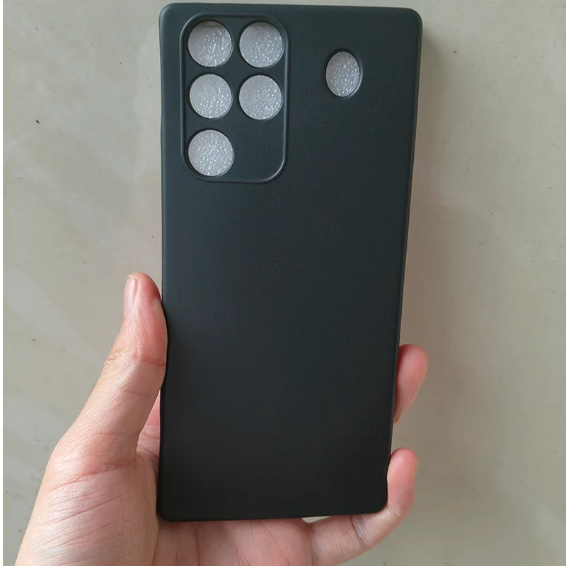 حافظة لهاتف Red Magic 11 Pro حافظة من السيليكون الناعم والنحيف باللون الأسود غير اللامع لهاتف ZTE Nubia RedMagic 11 Pro + غطاء خلفي RedMagic11Pro ممتص للصدمات