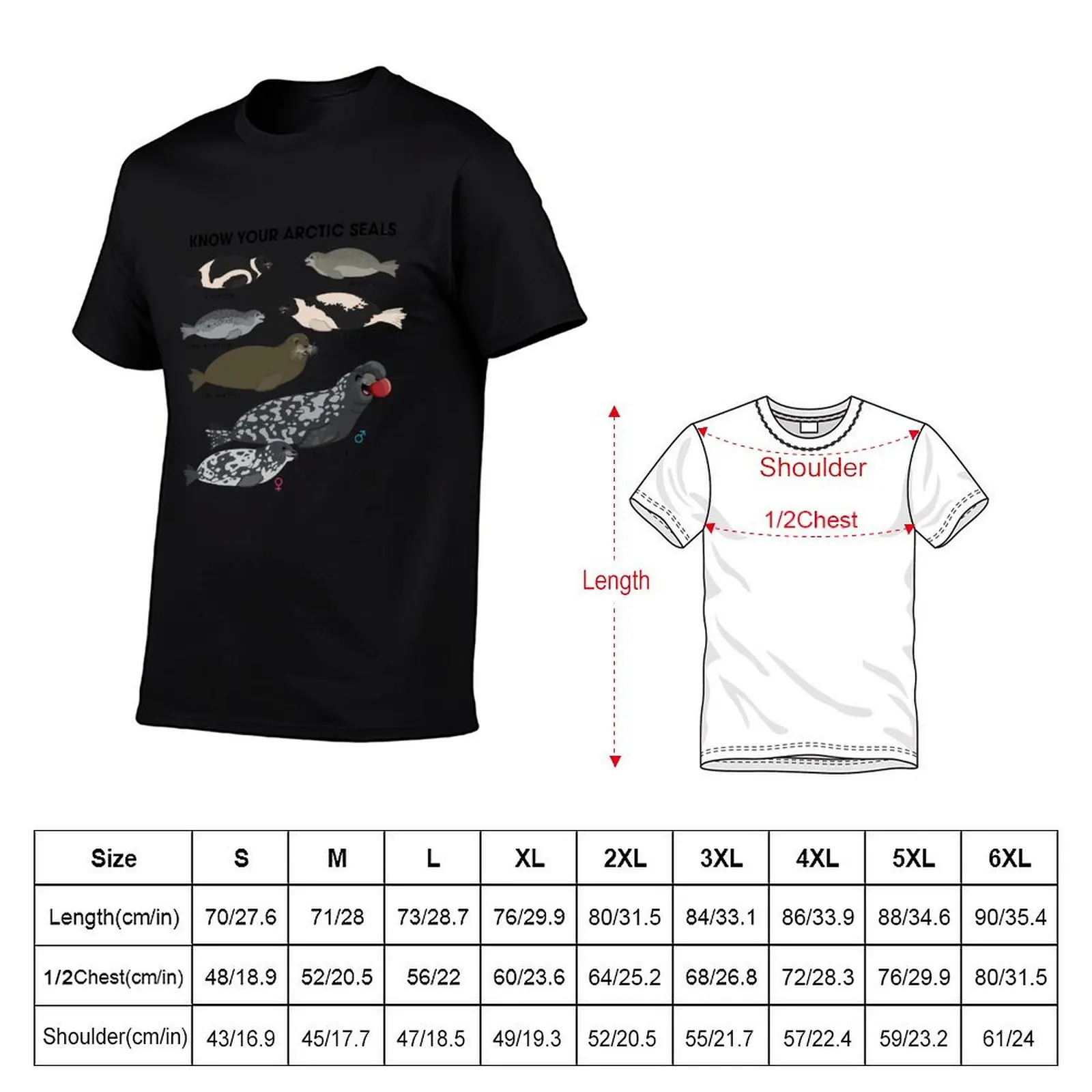 Know Your Arctic Seals T-Shirt essential t shirt tops oversizeds sublime mens designer t shirt