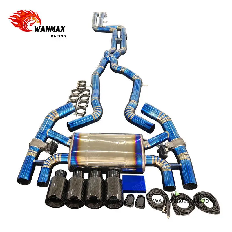 

Titanium Alloy Catback Muffler Exhaust System for 2016-2021 M2 Competition F87 Exhaust Equal Length