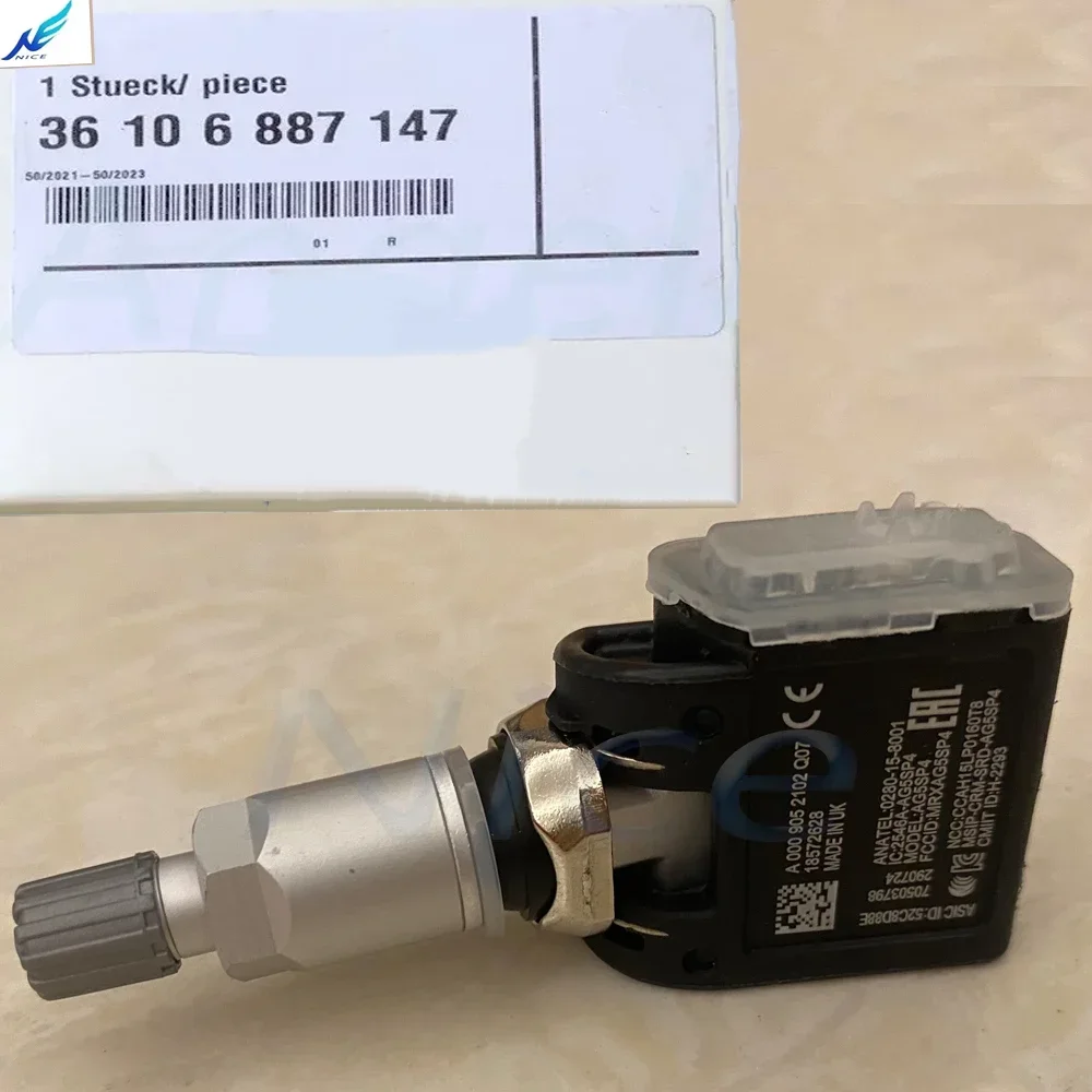 

Комплект из 4 оригинальных датчиков давления в шинах TPMS и сервисный набор 36106887147