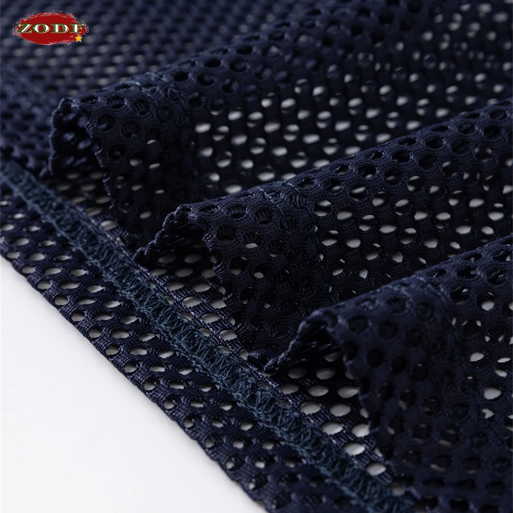 ZODF جديد 2026 الصيف تنفس شبكة تي شيرت للرجل للجنسين شارع العليا 240gsm Boxyfit تي شيرت العلامة التجارية بلايز HY1179