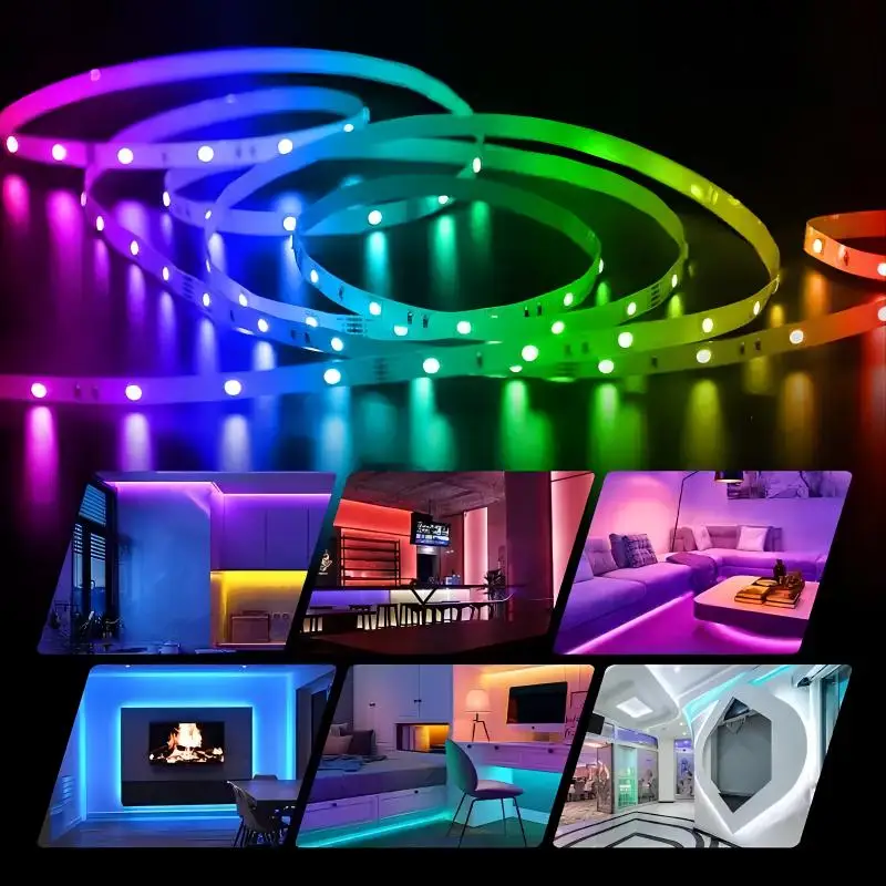 LED Strip Light WIFI RGB5050 LED Light Alexa Wifi Flexible Tape LED Diode Ribbon For Room Decoration TV BackLight Magic Home