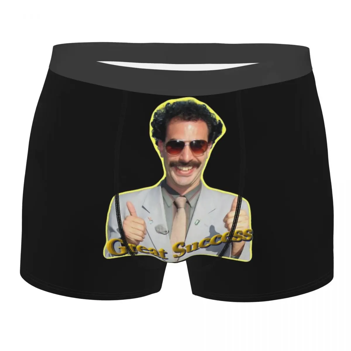 

Мужские трусы-боксеры Borat Great Success, шорты, мягкое нижнее белье, трусы с забавным фильмом Homme Humor, S-XXL