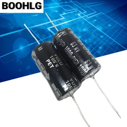 2PCS 1000uf 50v axial polarized aluminum electrolytic capacitor 63v 1000uf 16X31