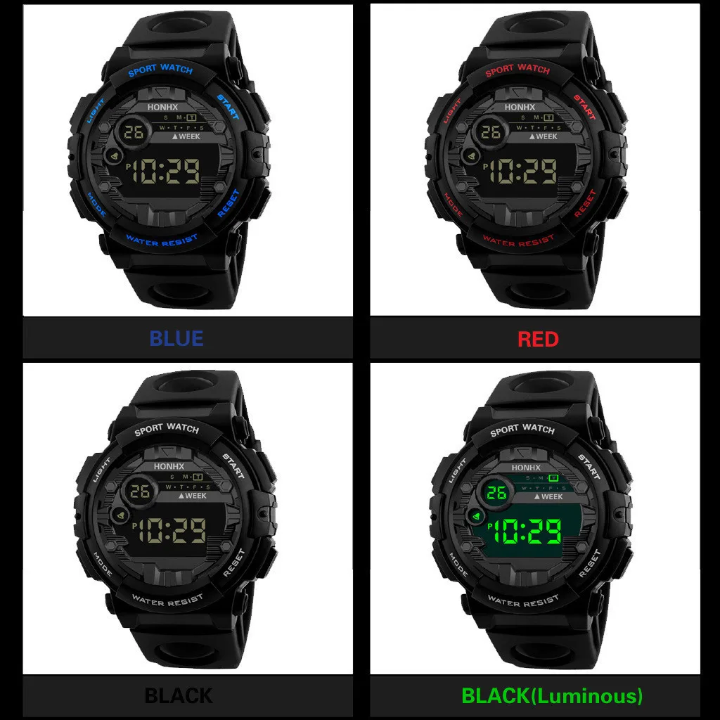 Kegllect Men Digital Watch Life Waterproof Sports Date Time Alarm Watches