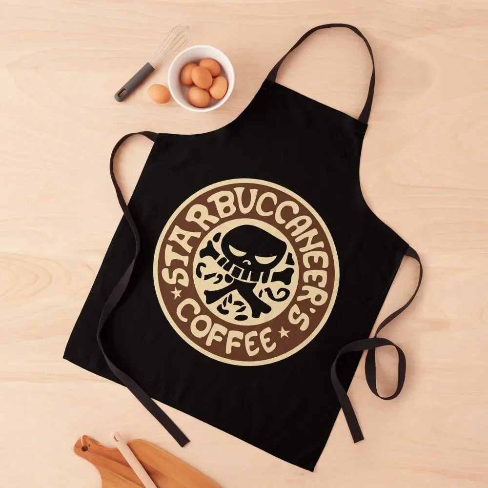 STARBUCCANEER'S COFFE Apron Korean Art Men gift Apron