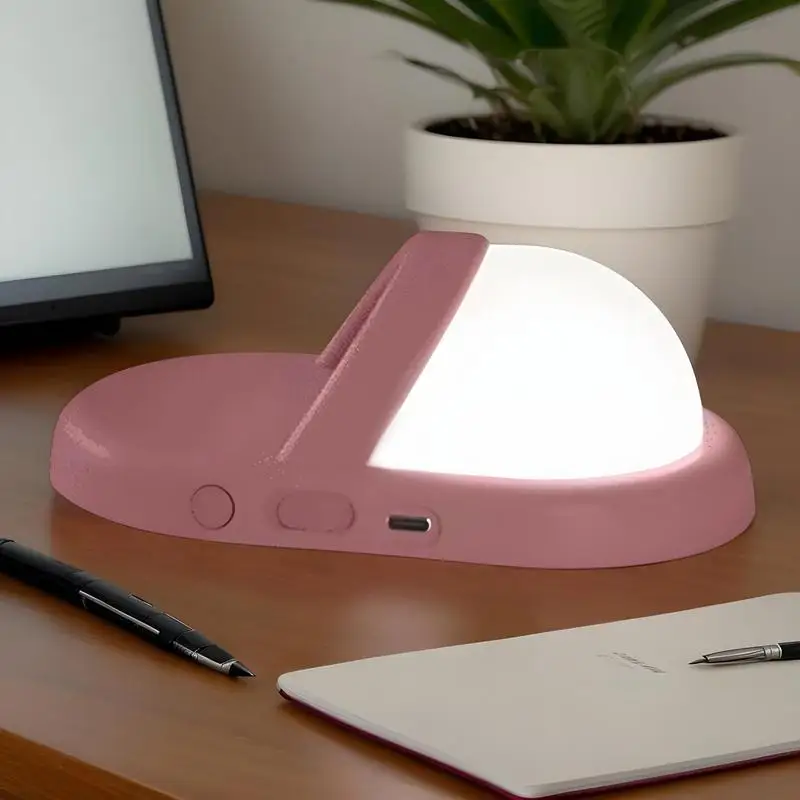 ضوء الليل للأطفال أباجورة قابلة للشحن لا وهج 3 سطوع النعال شكل النعال ضوء الليل لشقة المنزل