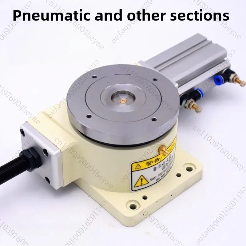 

Fully automatic pneumatic dial Rotating workbench equal disc splitter HSD-140DT pneumatic chuck rotation
