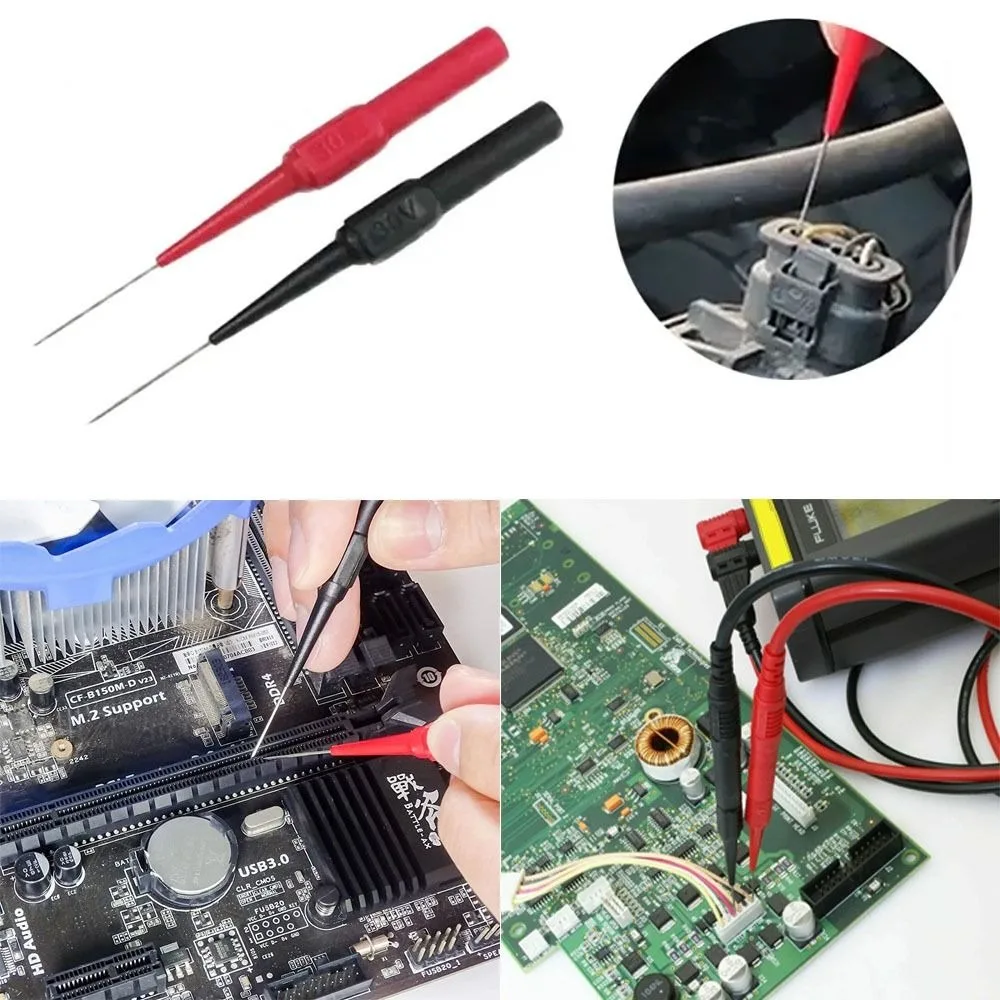 30V 1A Car Tip Probes Anti-corrosion 0.7MM Back Piercing Needle Tip Probes High Temperature Resistance Multiple Angle