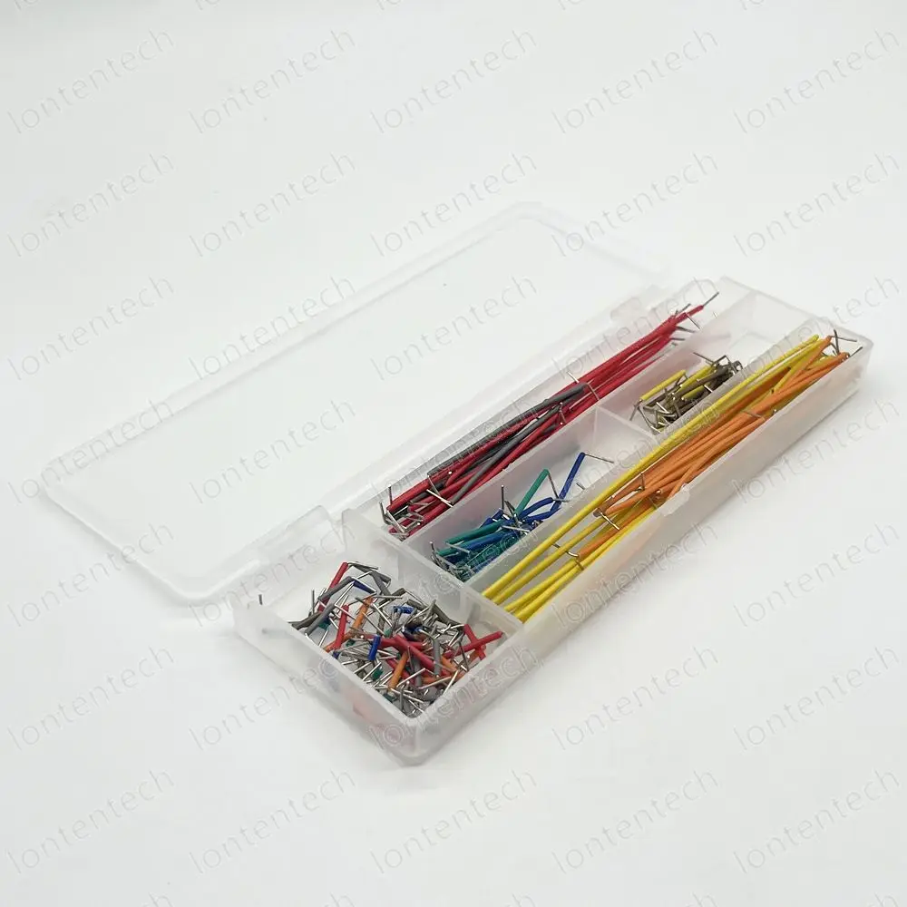 

140 Pieces Preformed Breadboard Jumper Wire Kit 14 Lengths Assorted for Breadboard Prototyping Solder Circuits LT00013