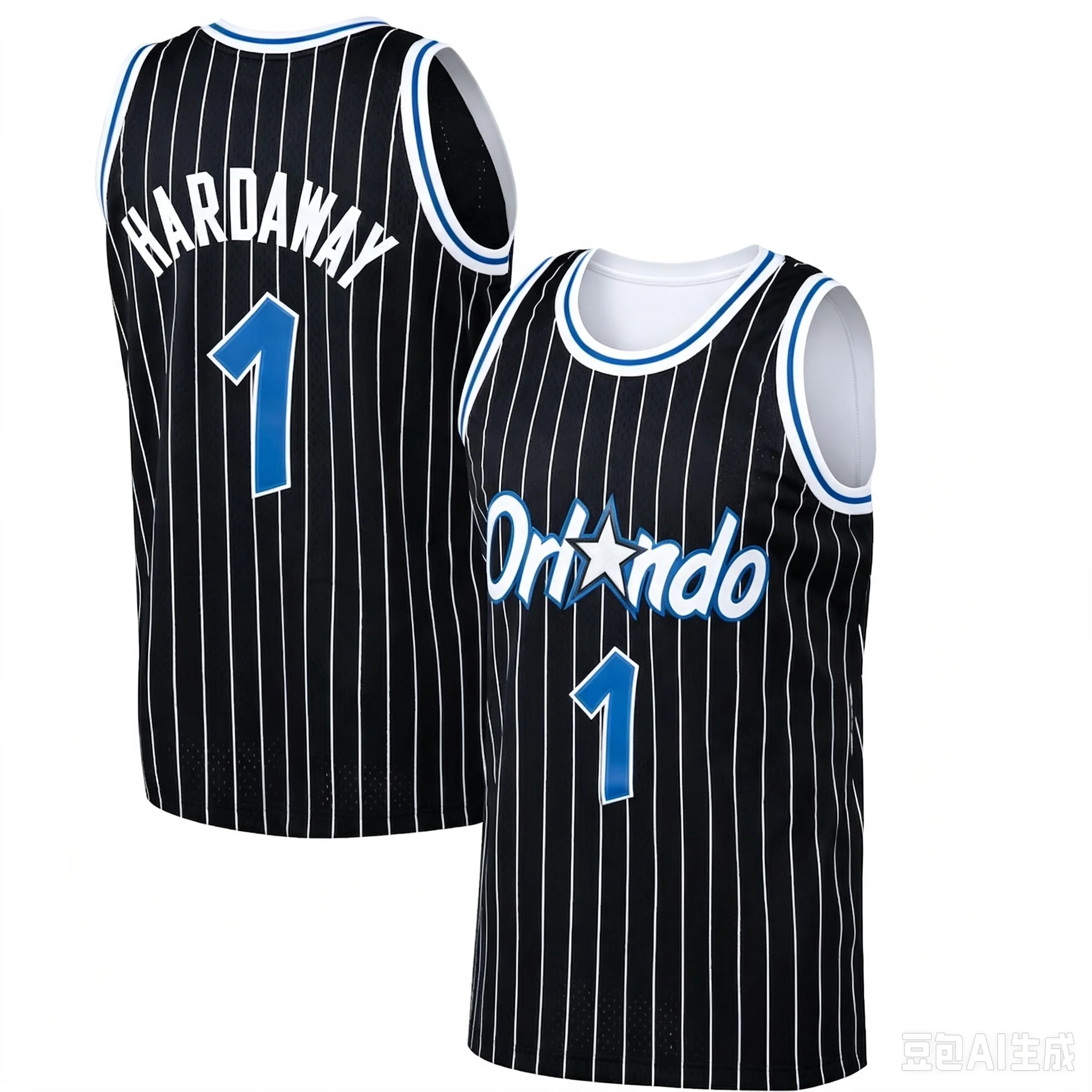 Retro Hardaway Orlando 3D Printed Basketball Jersey Men Summer Sports Comfort Vest Breathable Quick Drying Streetwear Clothing