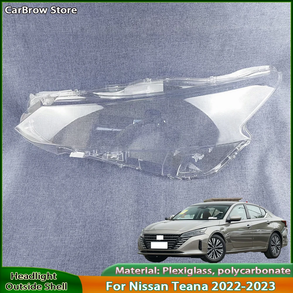 

Headlamp Shell Lens Plexiglass For Nissan Teana 2022 2023 2024 Headlight Cover Transparent Lamp Shade Replace Original Lampshade