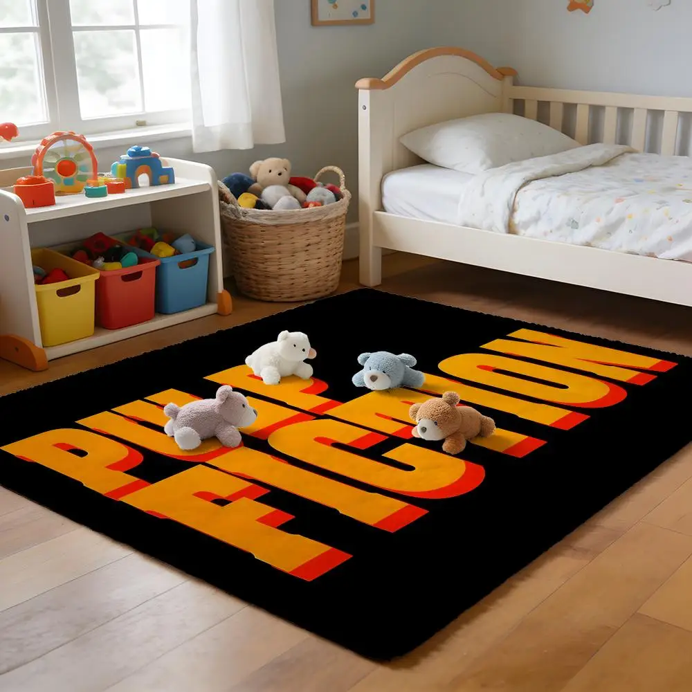 

Floor Mat Soft Flannel Rug Non-Slip Absorbent Mat for Bathroom Bedroom Home Decor Anime P-Pulp Fiction