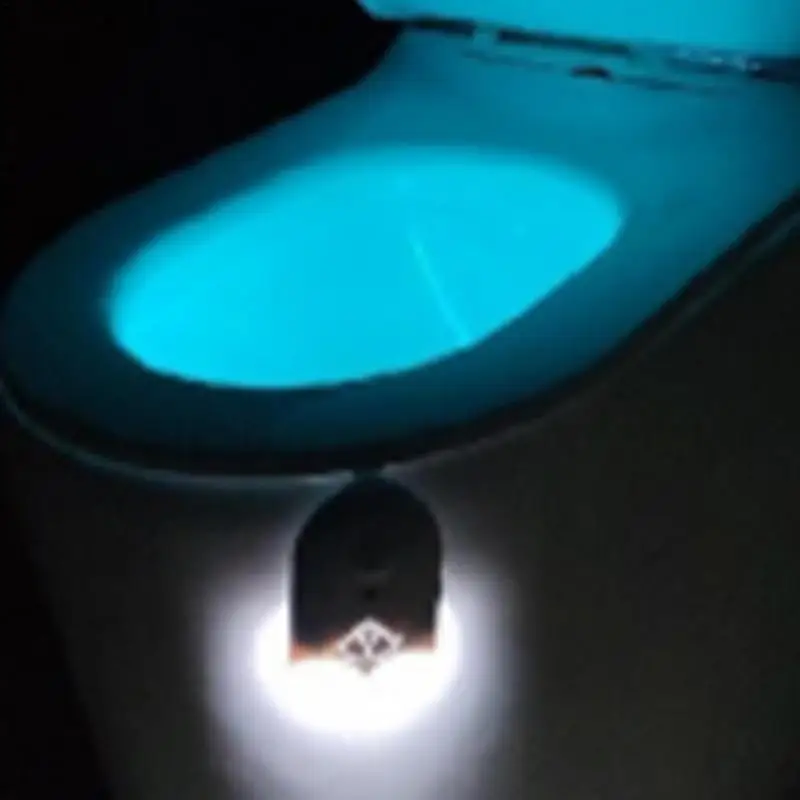 Luce notturna per wc sensore di movimento cambia colore wc luce a LED per wc luci notturne con sensore di movimento attivato divertimento