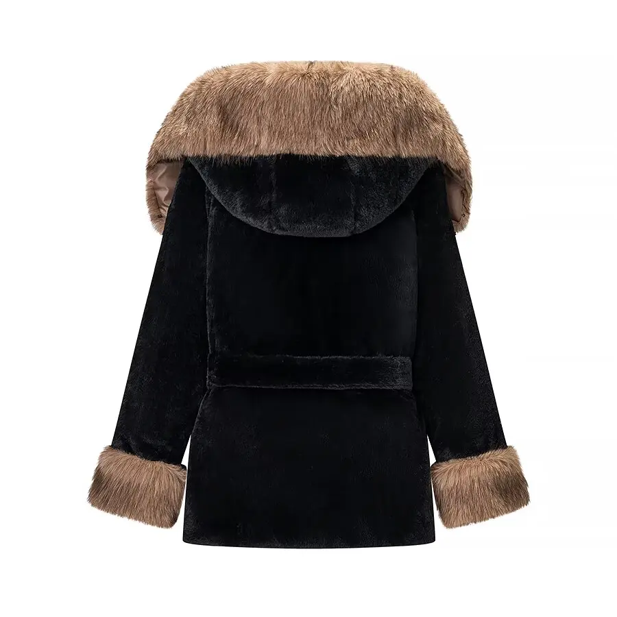 JNLEAOG Faionable All-Match Design Baumwolle Jaet Damen Street Sle Long Sve Reißverschluss Farbe Herbst Neue Ankunft...