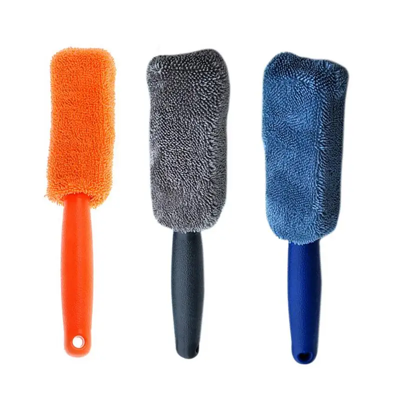 

Car Microfiber Long Handle Tire Brush auto Wheel Rim Brush For Car Cleaning Detailing Tool Automobile Cleaning Accessories