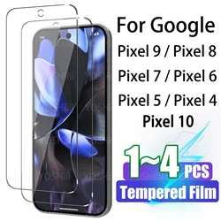 Tempered Glass For Google Pixel 10 9 8 7 6 Pro 9A 8a 7a 6a 5a 5G 4a Screen Protector for Pixel 9 Pro XL Fold 5 4 Protective Film