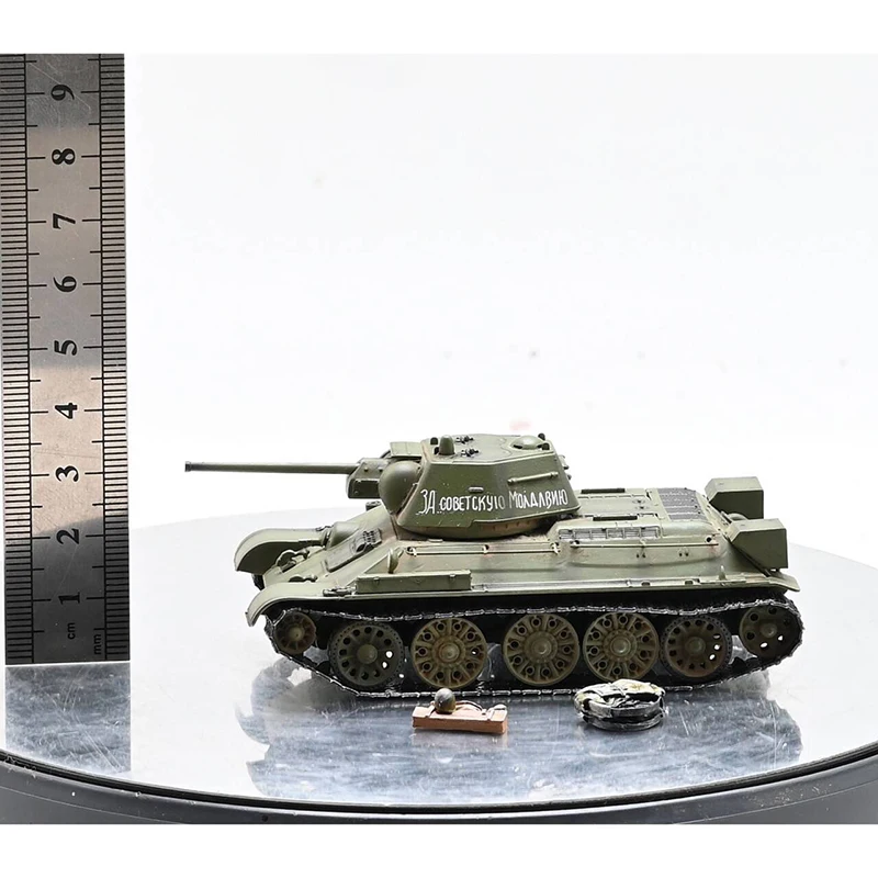 1:72 Scale Plastic T34/76 Main Battle Tank Model Militarized Combat Track Type Classics Souvenir Collection Gifts Static Display