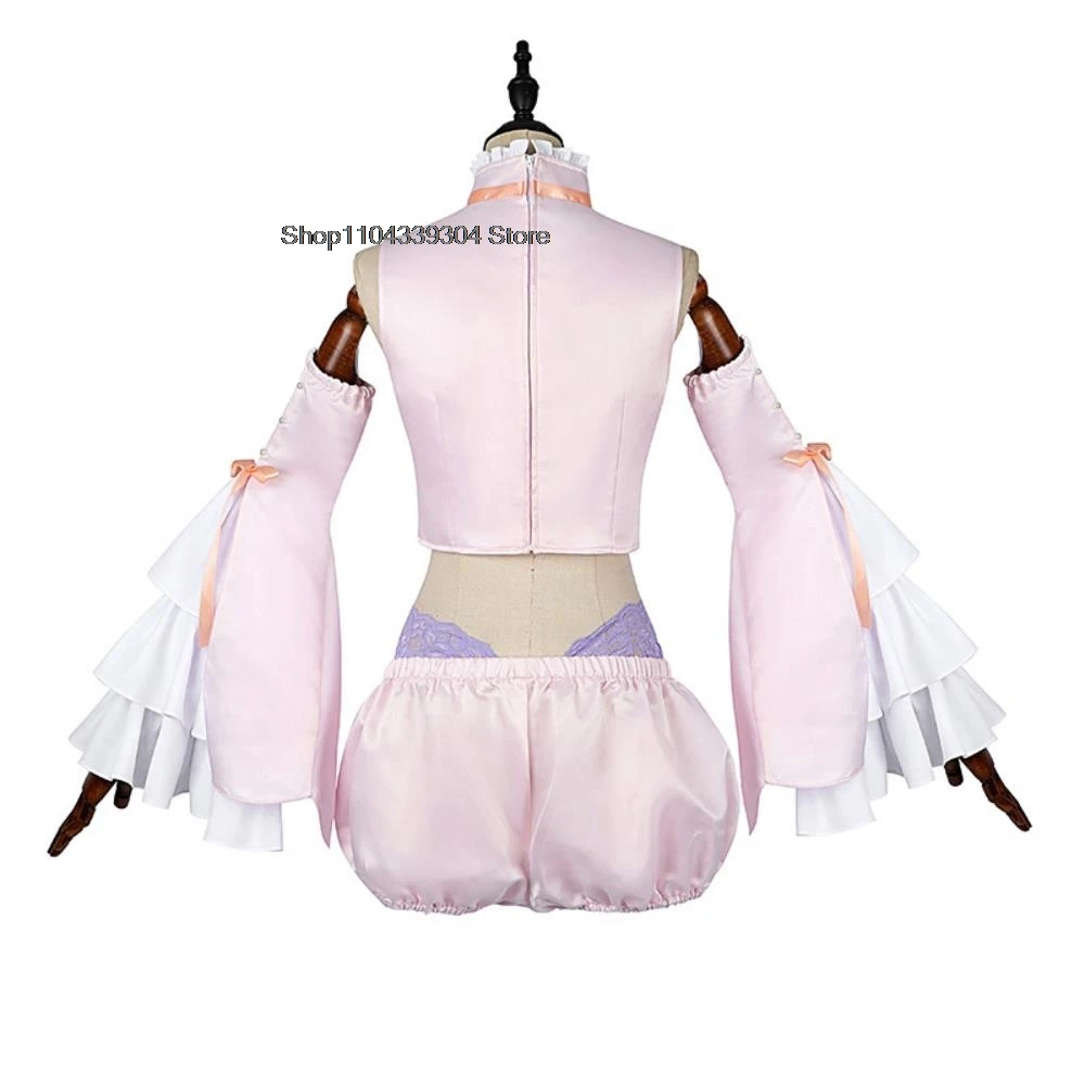 Sexy MahoAku Byakuya Mimori Costume Cosplay Parrucca Vestito La Ragazza Magica e Il Tenente Malvagio Utilizzato per Essere Archenemies Cosplay