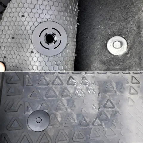 2 Kit For Audi A3 8P 2003 - 2013 A4 B8 A5 8T A1 8X A6 C7 A7 A8 Q5 8R Q3 TT Floor Mat Carpet Grip Holder Fixing Clamp Hooks Clip 12 best sales audi a6 c7 - №11