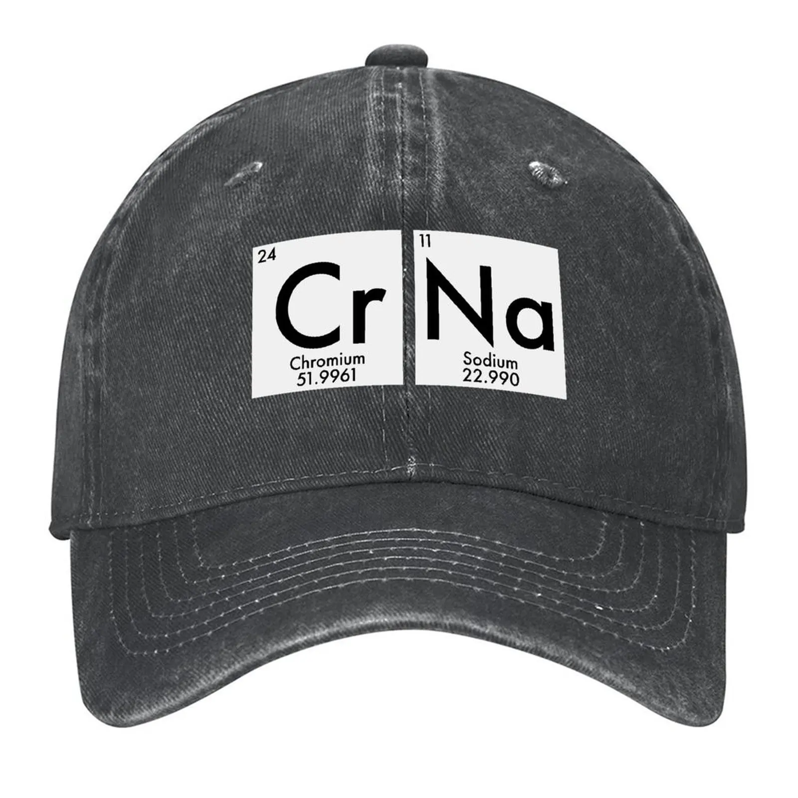 

CRNA - periodic table Baseball Cap Designer Hat Military Tactical Cap Brand Man cap Funny hats Men's Baseball Women's